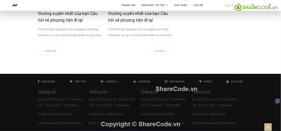 Code web,Source code web,Code đồ án,Code PHP,Site tin tức